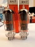 Nos Pair Rca 6417 Vhf Beam Power Tubes Emergency & Mobile Comm Equipment. Fixed Price $40.00.