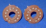Pair Nos Micanol Pc Mount 12 Pin Compactron Tube Sockets. Fixed Price $11.99.