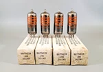 Lot Of 4 Raytheon JAN-5651WA Milspec Electron Tubes Matched Code. Fixed Price $12.95.