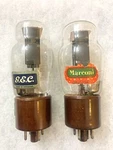 Gec Marconi U50 5Y3 Black Plate Brown Base Square Getter Tested Strong One Tube. Fixed Price $250.00.