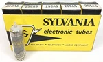 Mid Century Electronic Tube With Box Set Of Sylvania Model 25CA5 Nos Nib 1950S. Fixed Price $24.49.