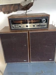 1960S Philco Ford M3850T Receiver Two Speaker Combo. Fixed Price $125.00.