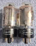 2 6L6GC Output Tubes - Gray Plates Double Getters 1960 Dates Wurlitzer. Fixed Price $130.00.