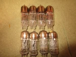(8) Nos Testing Ge & Raytheon 6414 Audio Tubes. Fixed Price $75.00.