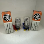 (2) 2050A / Ge Matched Pair Vacuum Tubes Tested Dan Nelson TV-7. Fixed Price $25.00.