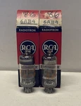 Matched Pair Nos Nib Rca 6AB4 Black Plate Usa Made Tubes - Tested. Fixed Price $15.00.