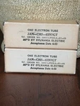1953 Jan Chs Sylvania 6SN7GT Hole Chrome Top Bad Boy Matched Pair & Date Codes. Fixed Price $299.00.