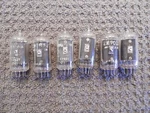Lot Of (6) Vintage Amperex Holland ZM1032 0-9 Nixie Tubes Tested. Fixed Price $100.00.