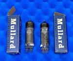 Two Mullard EL84 Tubes /amplitrex Tested/ RX1 Blackburn 1960'S In Box 6BQ5. Fixed Price $229.00.