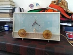 Rare Antique Vintage Philco Model K777-124 Clock Tube Radio For Parts Repair. Fixed Price $25.00.