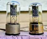 1950'S Pair Raytheon 6J5GT Black Plate Tested Strong 85, Using B&k 606. Fixed Price $19.50.