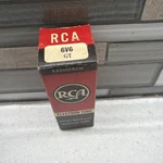 Vintage Rca 6V6GT Vacuum Tube. Fixed Price $35.00.