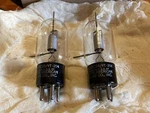 Matched Nos JAN-3C24 VT-204 24G Philips (norelco) Single Ended Set Audio Triode. Fixed Price $149.99.