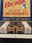 Matched Pair Amperex Jan 6688 Mica Black Vacuum Tubes 539C Test Nos Nib. Fixed Price $16.99.