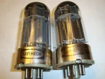 One Matched Pair Jan- 6080WC Tubes, By Raytheon, Nos Ratings. Fixed Price $19.50.