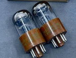 (2) Nos Sylvania Jan Chs 6SL7WGT Mil Spec Tubes Matched Codes Test Amplitrex. Fixed Price $124.99.