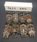 (8) Rca - 6AK5 5654 Vacuum Tubes Tested Good. Fixed Price $19.99.