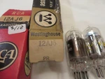Radio Tubes Two 12AJ6 Rca And Westinghouse Nos. Fixed Price $23.44.