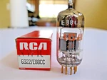 Rca 6922/E88CC Audio Vacuum Tube Gold Pin Gray Plate Germany TV-7 Tested.. Fixed Price $74.55.