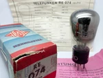 More Nos Telefunken RE074N Tested German 1930S Triode Radio Vacuum Tubes. Fixed Price $50.00.