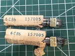 Lot Of 2 Tektronix 157-005, Nos, 6CB6, Vintage, Tested Good. Fixed Price $15.00.