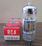 Nos Rca 12B4A Vacuum Tube - Checks Good. Fixed Price $10.00.