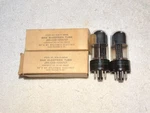 X JAN-CHS-12SN7GT Sylvania Tube*tall Boy*nib*nos*super Strong Matched PAIR*#R9. Fixed Price $125.00.