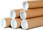 50 - 2" X 30" Round Cardboard Shipping Mailing Tubes With End Caps. Fixed Price $64.45.