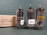 Assorted Vacuum Tubes (3) JG-6AU6WA + Amplitrex Tested 81% 86% 93% Gm. Fixed Price $20.00.