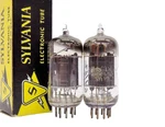 Nice Tested Pair Of Early 1950'S Sylvania 12AX7/ECC83 Black Plates Vacuum Tubes. Fixed Price $49.99.