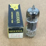 Sylvania 6CX8 Vintage Electron Tube Pin Made U.s.a. Nsn: 5960-00-752-6157. Fixed Price $6.95.