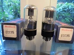 Mullard ECC35 6SL7GT Pan Getter Weld Plate Pair Of British Vintage Valves Tubes. Fixed Price $695.00.