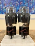Pair Rare Marconi 6V6G Tubes Coke Bottle Calibrated TV7 Tested Nos. Fixed Price $350.00.