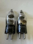 National Union Jan-cnu 2X2 / 879 Nos Pair Of St Bottle Globe Tubes. Fixed Price $58.00.