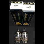 Matched Pair Sylvania 5670 Head Phone Amp Getter Vintage Vacuum Tubes 9.9511. Fixed Price $32.95.