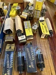 Lot Of 9 Sylvania 6DN6 25Z5 12JF5 43 25AV5GA 22KV6A Tubes. Fixed Price $24.00.