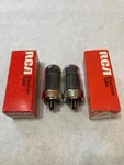 2 Rca 6080 Radio Vacuum Tubes, TV-7 Tested. Fixed Price $14.00.