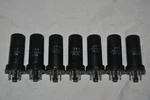 Lot Of 7 Strong Nos Rca Jan Crc 12A6/VT-134 Metal Tubes Made In Usa. Fixed Price $19.99.