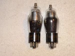 2 X 6J7G Raytheon Tubes*very Strong Testing PAIR*#4. Fixed Price $79.99.