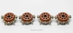 4X Eby Vintage Octal Tube Sockets / TS101P02 -- KTB5. Fixed Price $24.95.