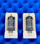 Two Amperex ECC82 12AU7 Vacuum Tubes /nos/ Amplitrex Tested/ Holland Halos /17MM. Fixed Price $499.00.