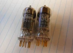 2 Nos Philips Sq Gold Pin 7643 E80CF Vacuum Tubes. Fixed Price $80.00.
