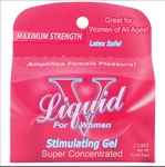 Liquid V For Women 3 Tube Box - Female Arousal Stimulating Gel Enhancement Lube. Fixed Price $14.97.
