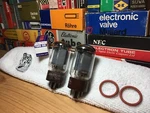 2X Vintage Tungsol Usa Dd Brown Base 5881 6L6WGB Powertubes /military Issue Pair. Fixed Price $495.00.