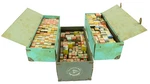 Teal Silvertone Vacuum Tv Radio Repairman Carry Case -loaded W/ Tubes!!. Fixed Price $149.99.