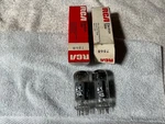 2 Rca 7868 Vacuum Tubes Amplifier Receivers Test 99% TV-7 Original Boxes 1969-70. Fixed Price $149.99.