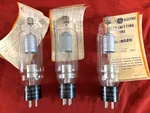 Ge GL-8020 Transmitting Tubes Nos 3 Pc. Lot Original Boxes And Paperwork. Fixed Price $60.00.