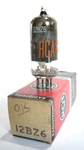 One 1961 Sylvania/rca 12BZ6 Radio Tube - TV7B Tested 64, MIN:31 (date Code:ml). Fixed Price $17.50.