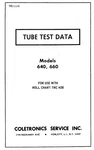 Tube Data For Precision 640 And 660 Testers, 1976 Supplement Most Recent. Fixed Price $12.15.