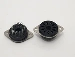Qty American Amphenol 2087784 Black Octal Tube Socket 8-PINS...GBIN. Fixed Price $21.95.